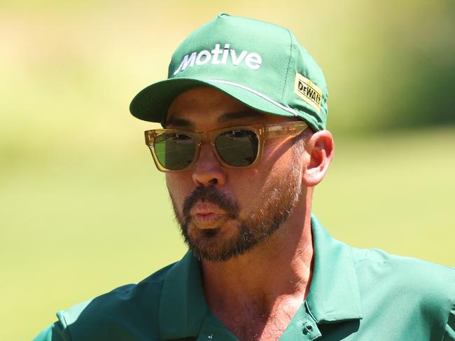 MEMPHIS, TENNESSEE - AUGUST 17: Jason Day of Australia looks on from the first green during the third round of the FedEx St. Jude Championship at TPC Southwind on August 17, 2024 in Memphis, Tennessee. (Photo by Mike Mulholland/Getty Images)