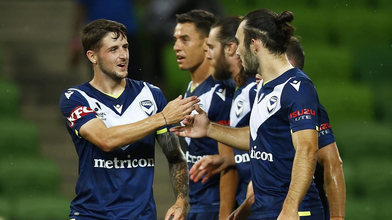 Melbourne Victory is chasing cross-town rivals Melbourne City. Picture: Daniel Pockett/Getty