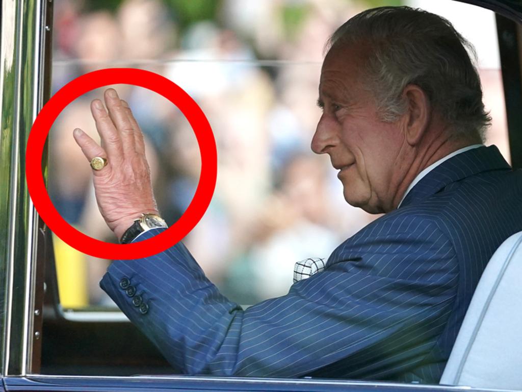 People are talking about King Charles' fingers. Picture: Getty Images