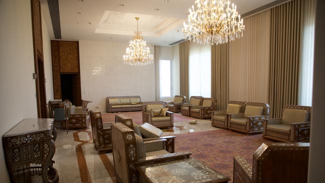 Decorative furniture is seen inside the Presidential Palace. Picture: Getty Images