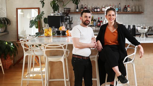 Niall Maurici and Chloe Proud, co-directors of new eco-cafe Oddfellows in Victoria Street. Picture: NIKKI DAVIS-JONES