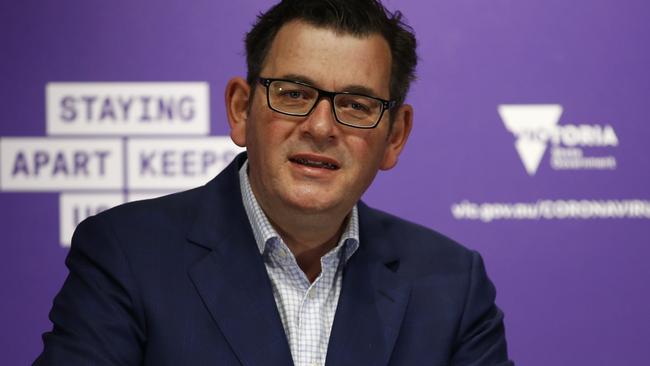 Victorian Premier Daniel Andrews has extended the state of emergency in Victoria for another four weeks. Picture: NCA NewsWire / Daniel Pockett