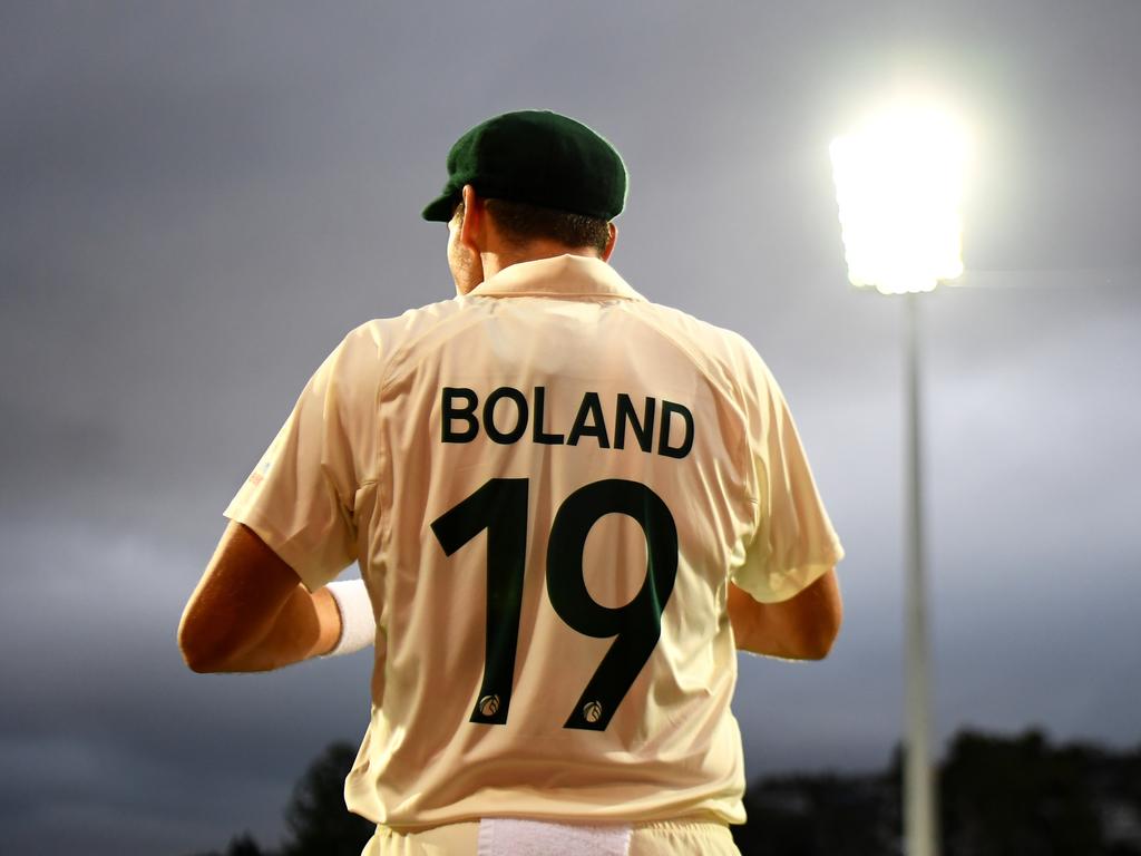 Crowd pleaser: Boland on the field. Picture: Steve Bell/Getty Images