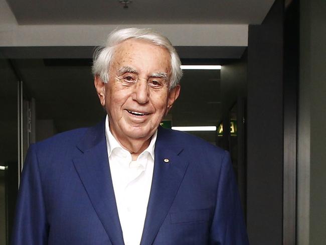 WENTWORTH COURIER ONLY. Harry Triguboff in his office at Meriton. Picture: John Appleyard