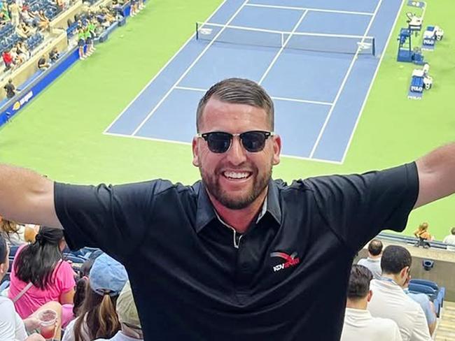 Prominent Gold Coast tennis coach Ryan Kebblewhite from KDV Sport was arrested by detectives on Sunday. Source: Instagram.