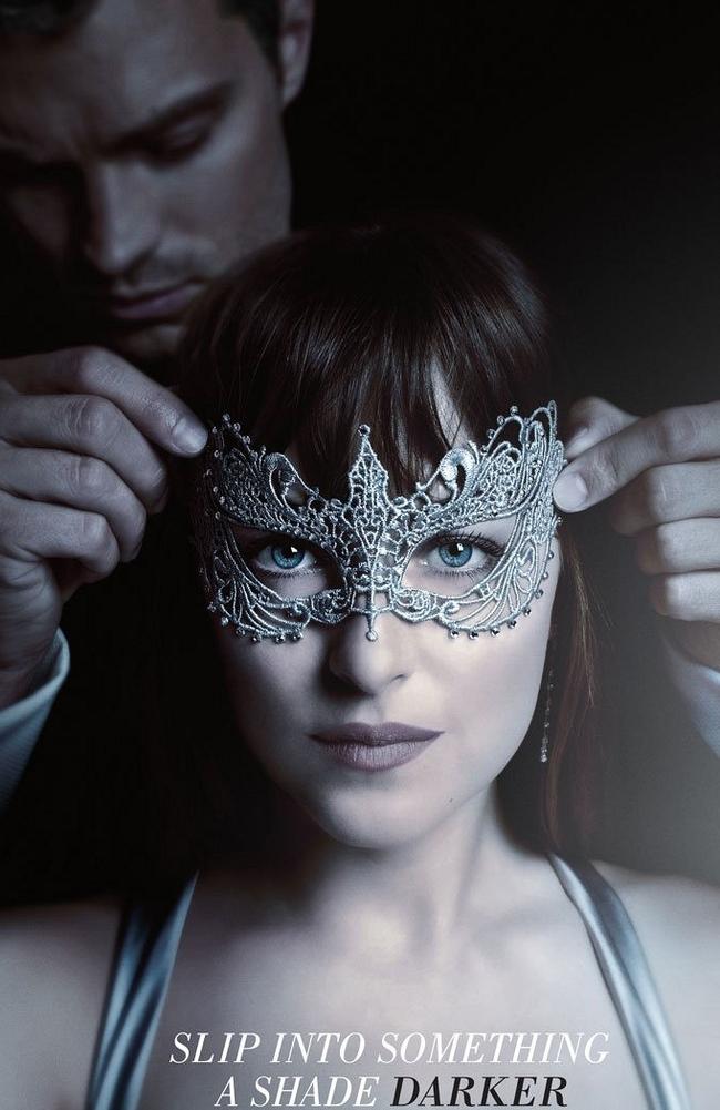 The poster for the film, Fifty Shades Darker, when it was released earlier this year