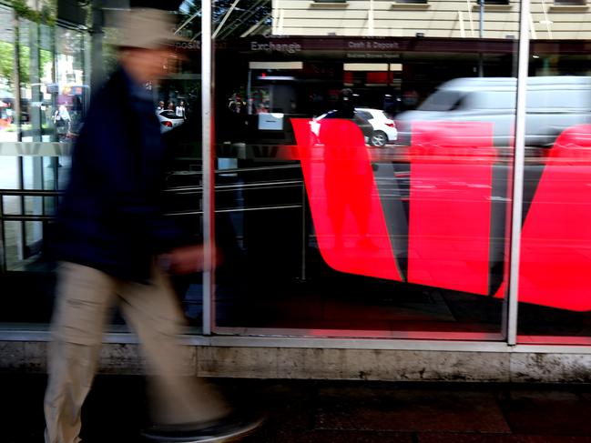 Westpac branch on King William St in Adelaide, Monday, February 18, 2019. (AAP Image/Kelly Barnes) NO ARCHIVING