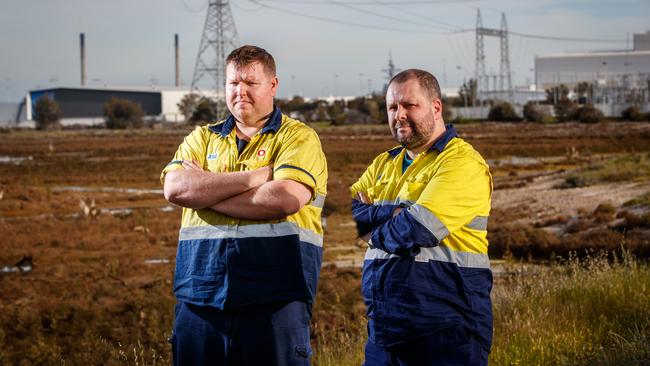 ASC mechanical fitters Matthew Primiero and Paul Sandford at ASC in Osborne.