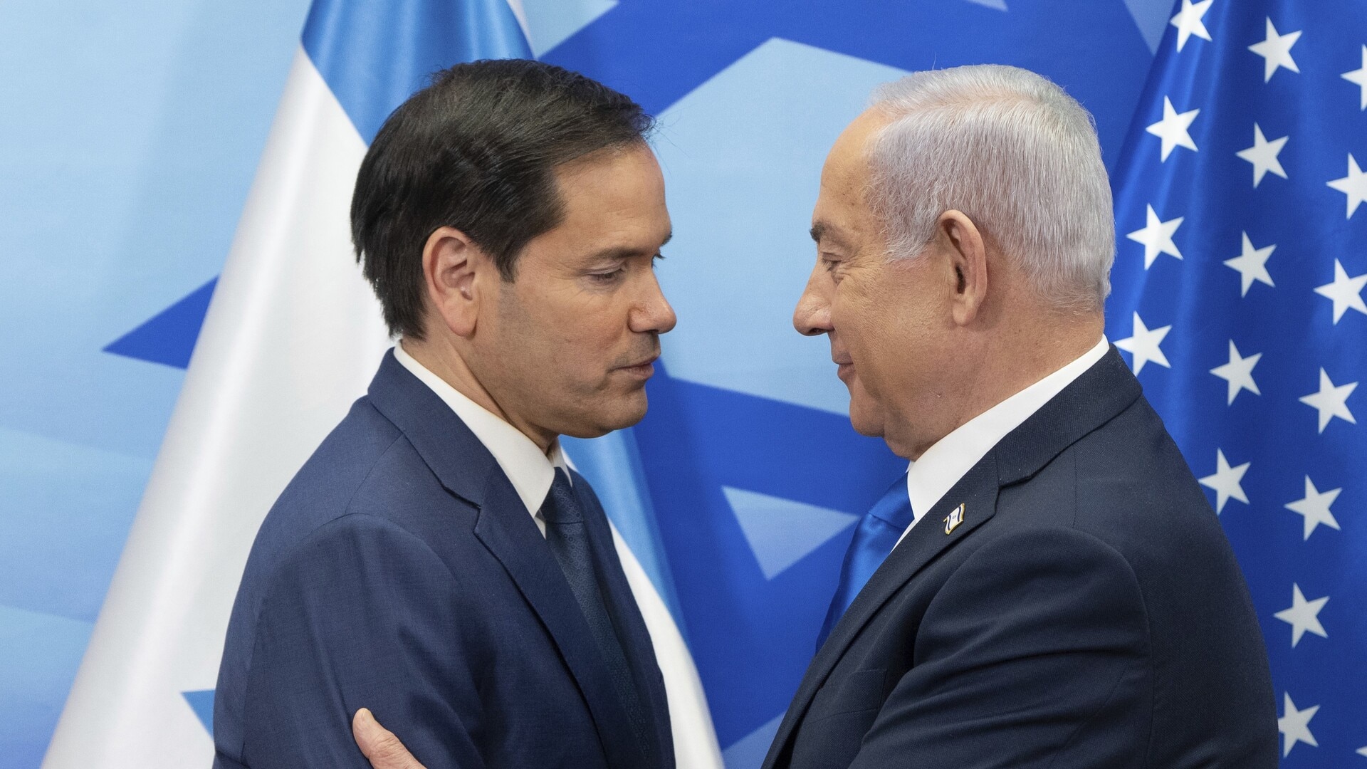 Marco Rubio meets Benjamin Netanyahu in Israel