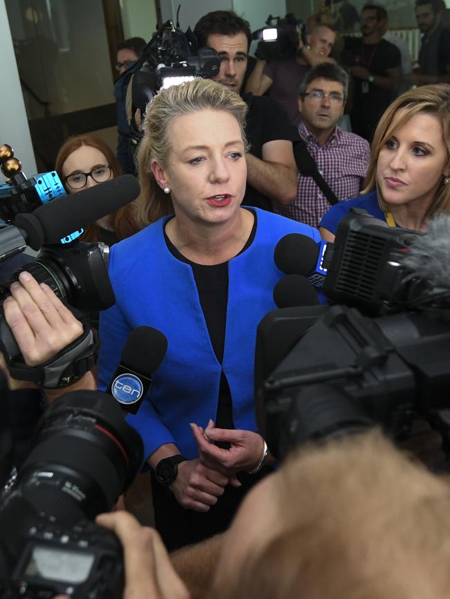 <b>BACKING:</b> Nationals deputy leader Bridget McKenzie said “Come Friday, Barnaby Joyce will be leading the National Party”.