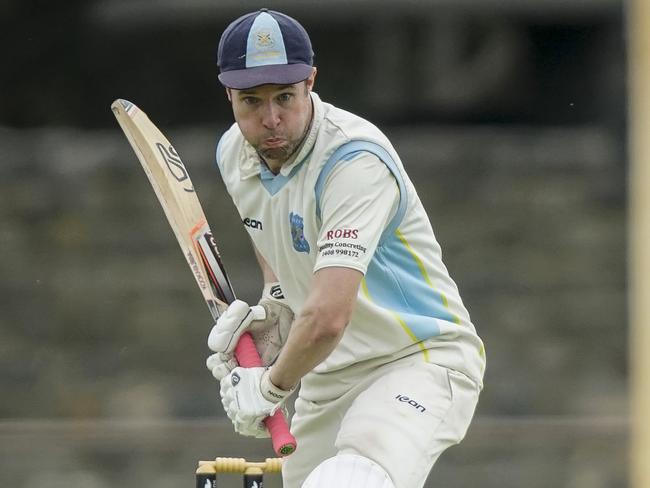 Daniel Warwick batting for Baxter on Saturday. Picture: Valeriu Campan