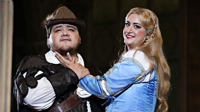 Diego Torre and Natalie Aroyan in Verdi’s Ernani. Picture: Adam Yip