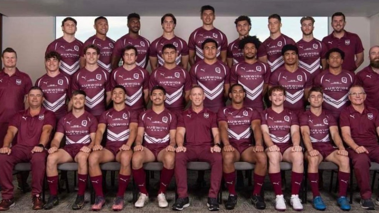 The Queensland Under 19 State of Origin team.