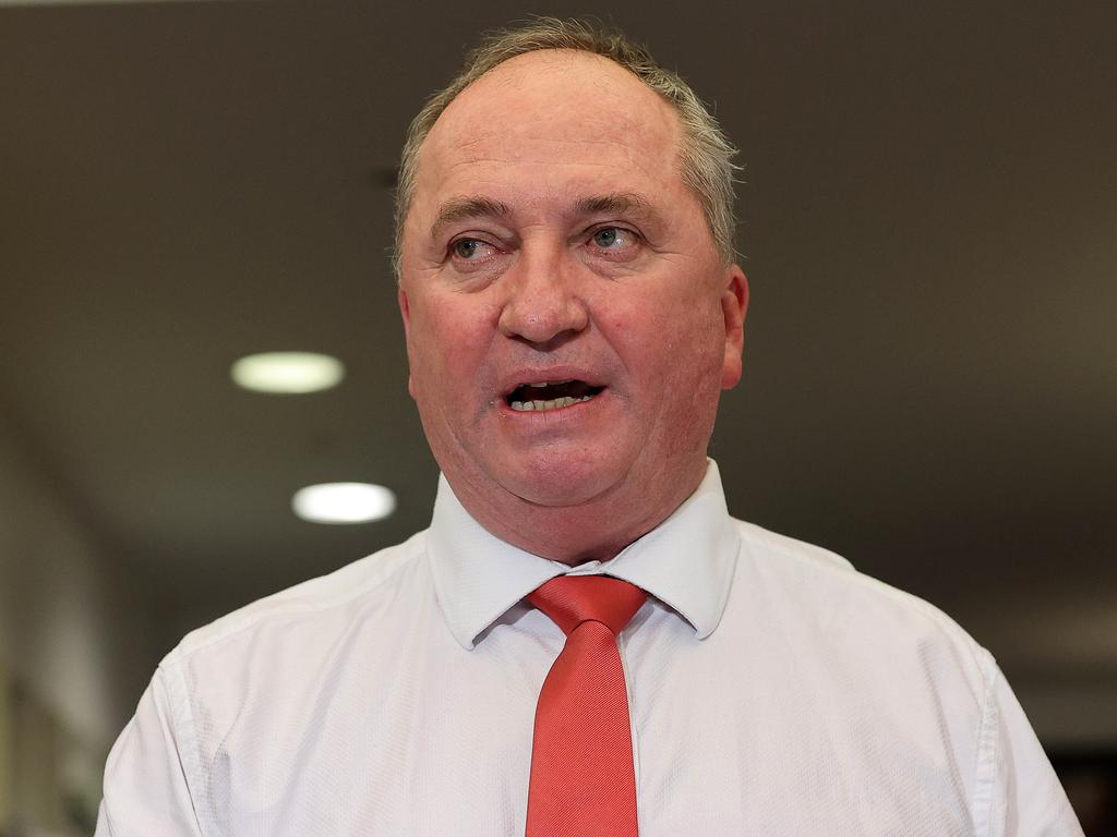 A spokesman for Nationals leader Barnaby Joyce said Senator McMahon apologised to Mr Hawkes. Picture: NCA Newswire / Gary Ramage