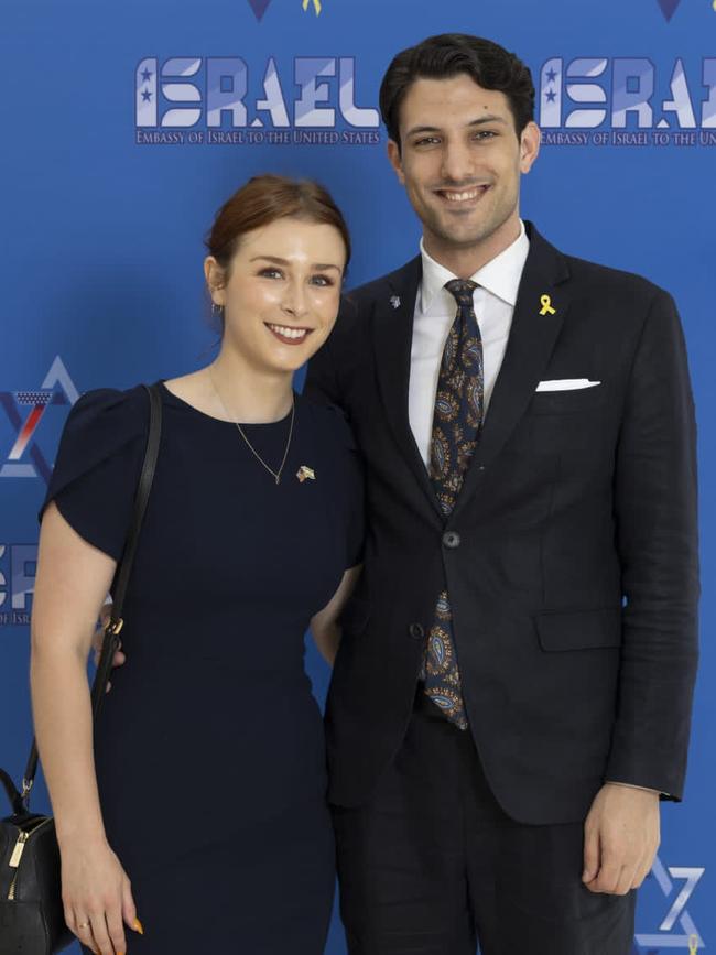Yaron Lischinsky and Sarah Milgram were about to get engaged. Picture: X/ Embassy of Israel to the USA