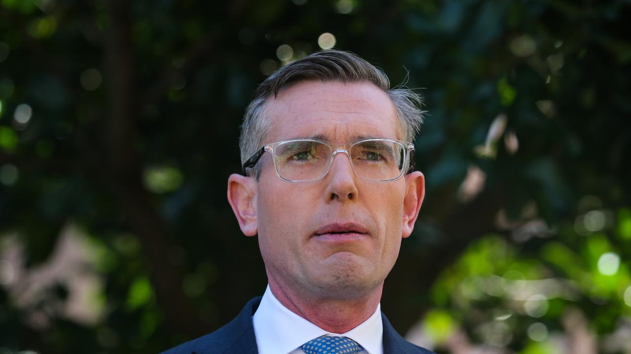 SYDNEY, AUSTRALIA - Newswire Photos- August 16, 2022: NSW Premier Dominic Perrottet addresses the media in a press conference in Sydney. Picture: Gaye Gerard / NCA Newswire