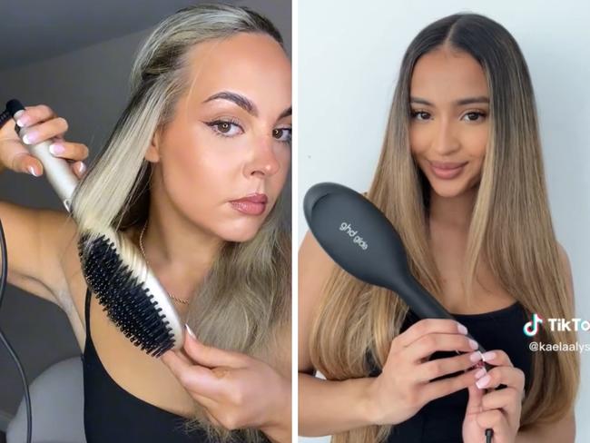 ghd glide professional smoothing hot brush. Picture: TikTok