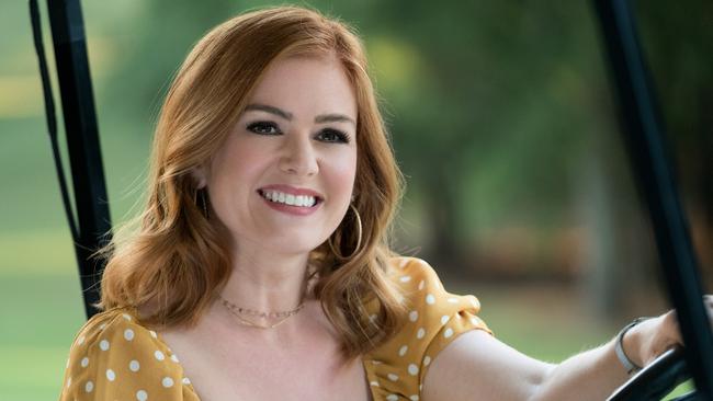 Isla Fisher plays the ferociously competitive spouse of one of the taggers.