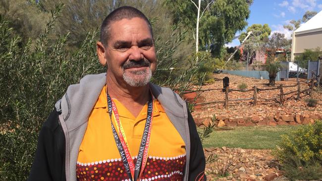 Fred Hooper attends the National Indigenous Constitutional Convention.