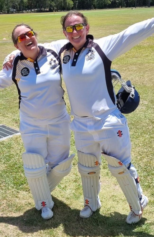 Caloundra cricketer Natasha Woodgate (right). Picture: Contributed.