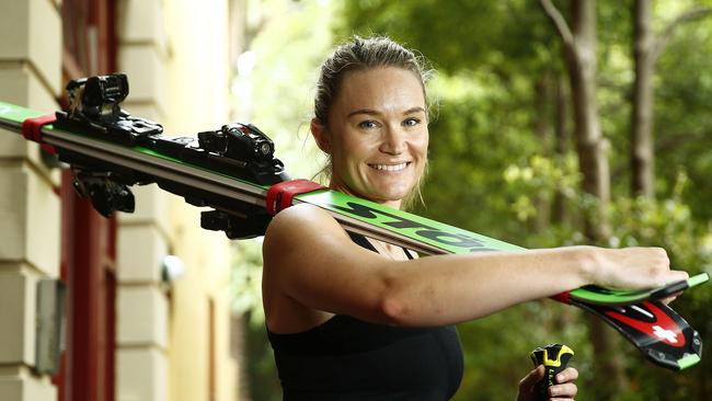 Olympic skier Sami Kennedy-Sim during her return to Australia due to Covid.