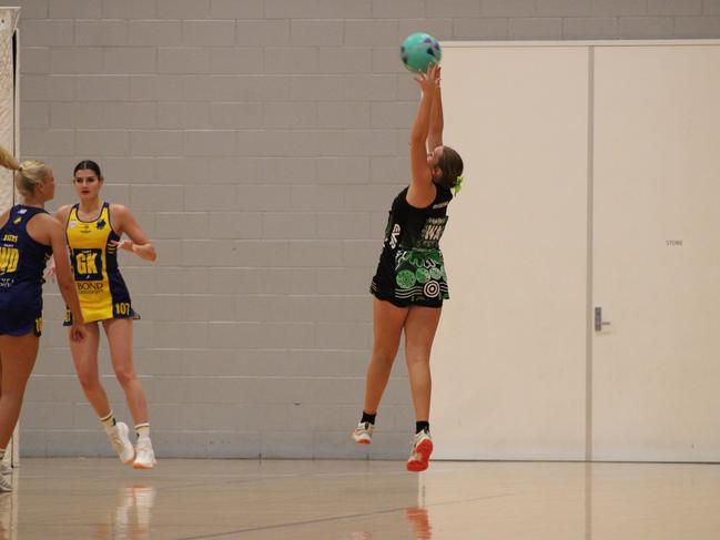 HART Sapphire Series round 1 2024 (Ruby league) Darling Downs Panthers v Bond University Bull Sharks Netball