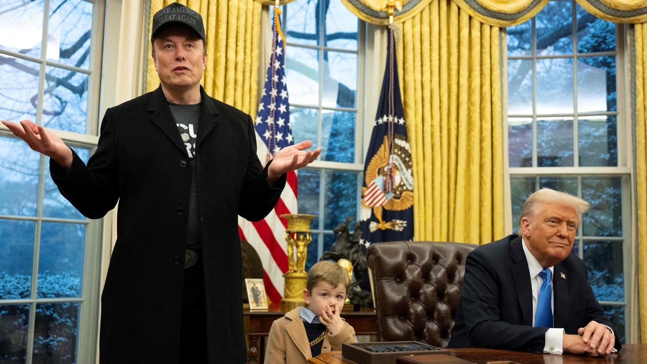 Sitting beside him, President Trump estimated that Musk’s investigation into bureaucratic waste could uncover as much as $1 trillion in inefficiencies across federal agencies. (Photo by Jim WATSON / AFP)