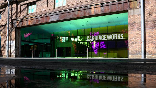 The Carriageworks arts precinct in Sydney has hit financial trouble due to the coronavirus pandemic. Picture: AAP