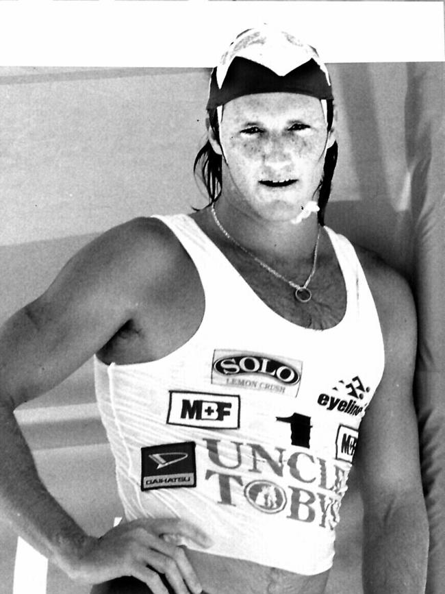 Ironman Trevor Hendy in 1992.