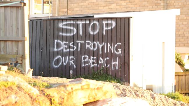 The Great Wall of Collaroy has been highly contested. Picture John Grainger