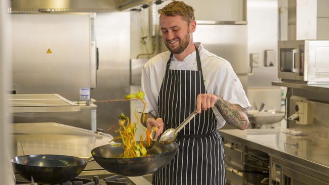 Thomas Foods International head chef Alex Thompson. Picture: Supplied: Thomas Foods