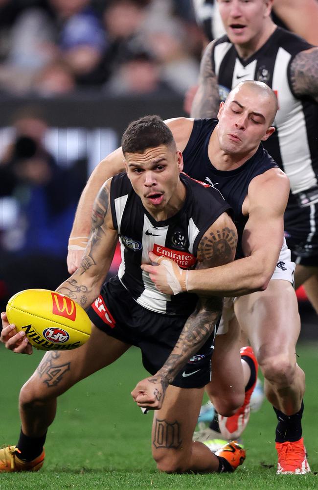 Bobby Hill is a key man for the Pies. Picture: Mark Stewart