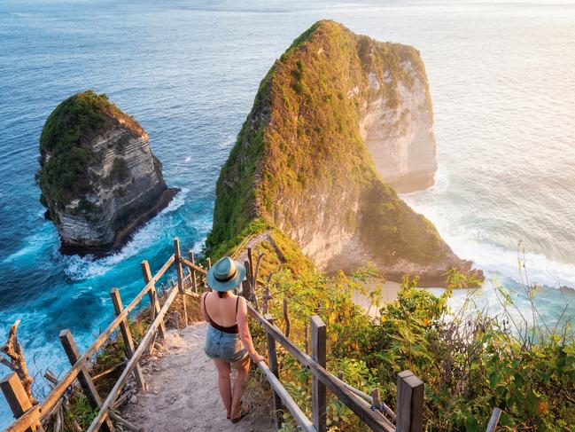 Kelingking Beach on Nusa Penida Island in Bali. Picture: iStock