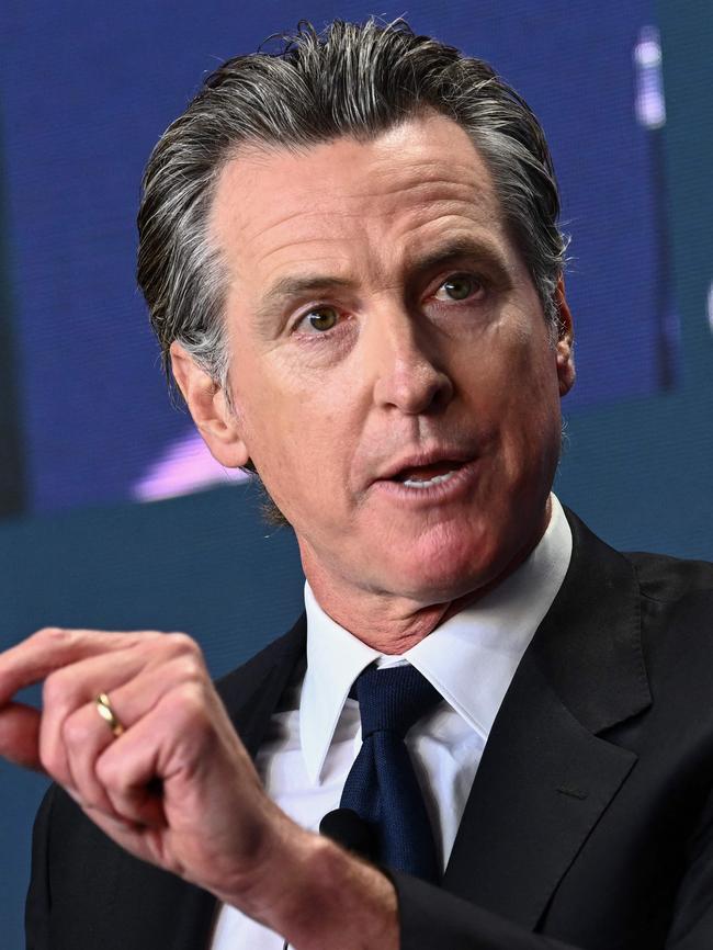 Gavin Newsom. Picture: AFP