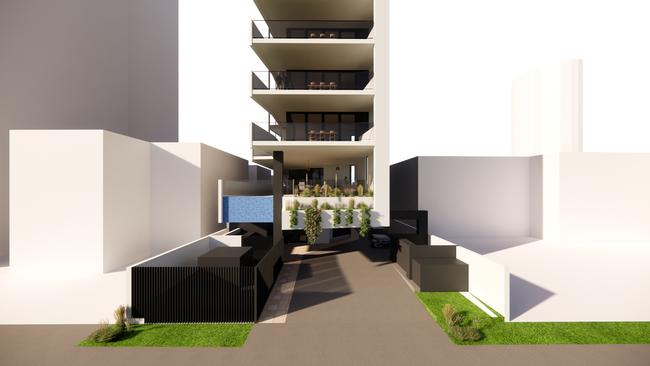 Another artist impression of the Chelsea Ave, Broadbeach tower.