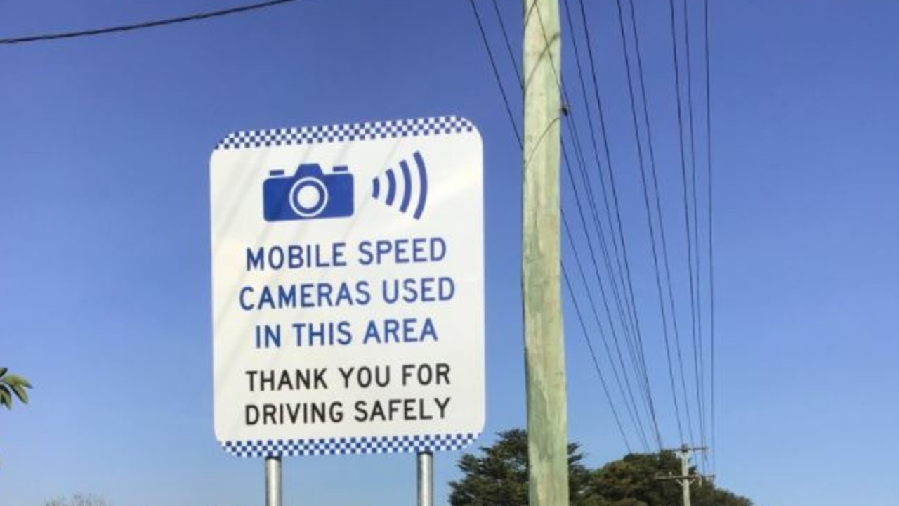 Ms Ward said there were 1000 fixed speed camera signs in NSW.