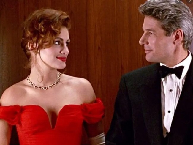 Julia Roberts and Richard Gere in Pretty Woman.