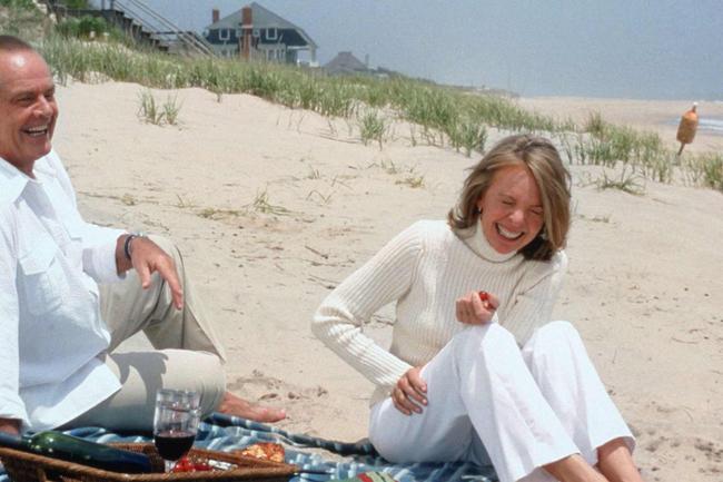 Diane Keaton, sweater icon, in Something's Gotta Give. Image credit: Colombia Pictures