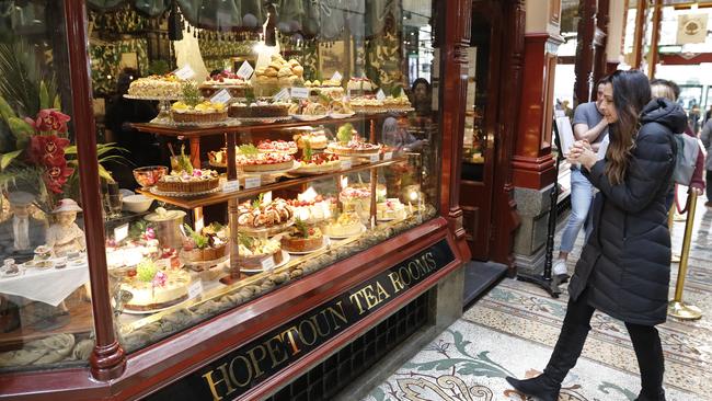 The Hopetoun Tea Rooms has gone into voluntary administration. Picture: Alex Coppel