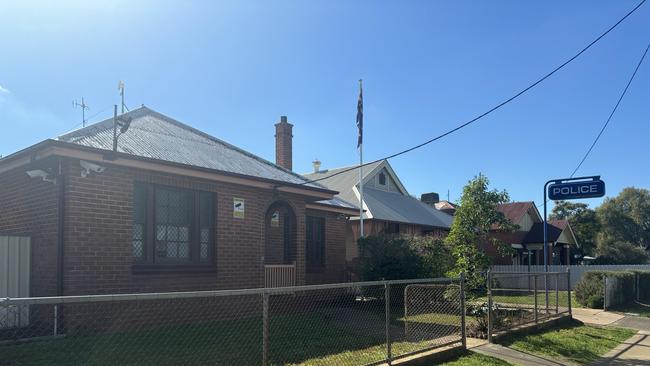 Jeremy Hammond was taken to Gilgandra police station and charged. Photo: Tijana Birdjan