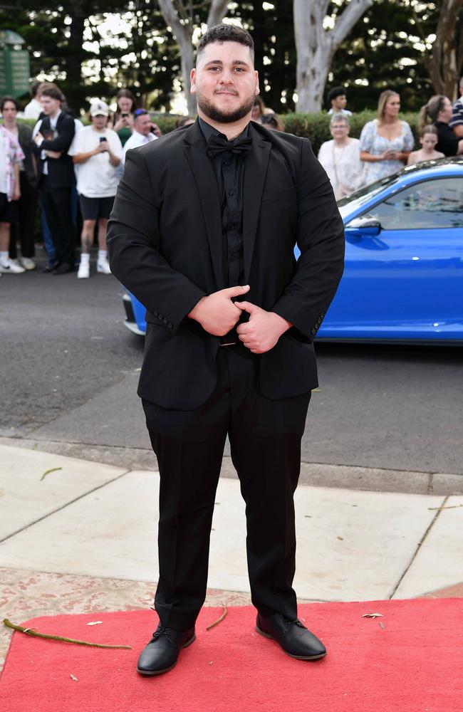 Farid Kamoush at Centenary Heights State High School formal. Picture; Patrick Woods.