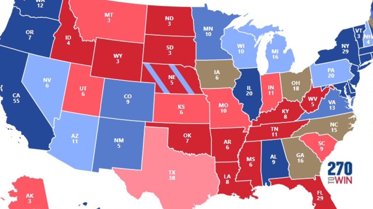 Us Election 2020 Results: Live Results State By State Map, Trump V 