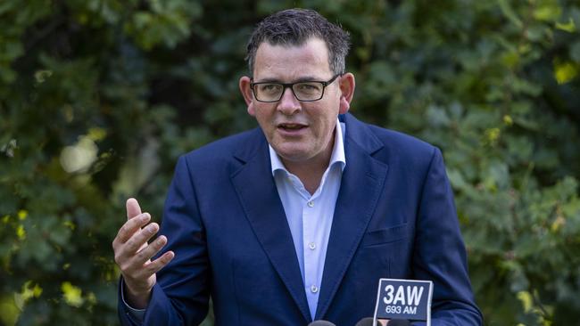 Daniel Andrews is rolling back Covid-19 restrictions. Picture: Aaron Francis/Newswire