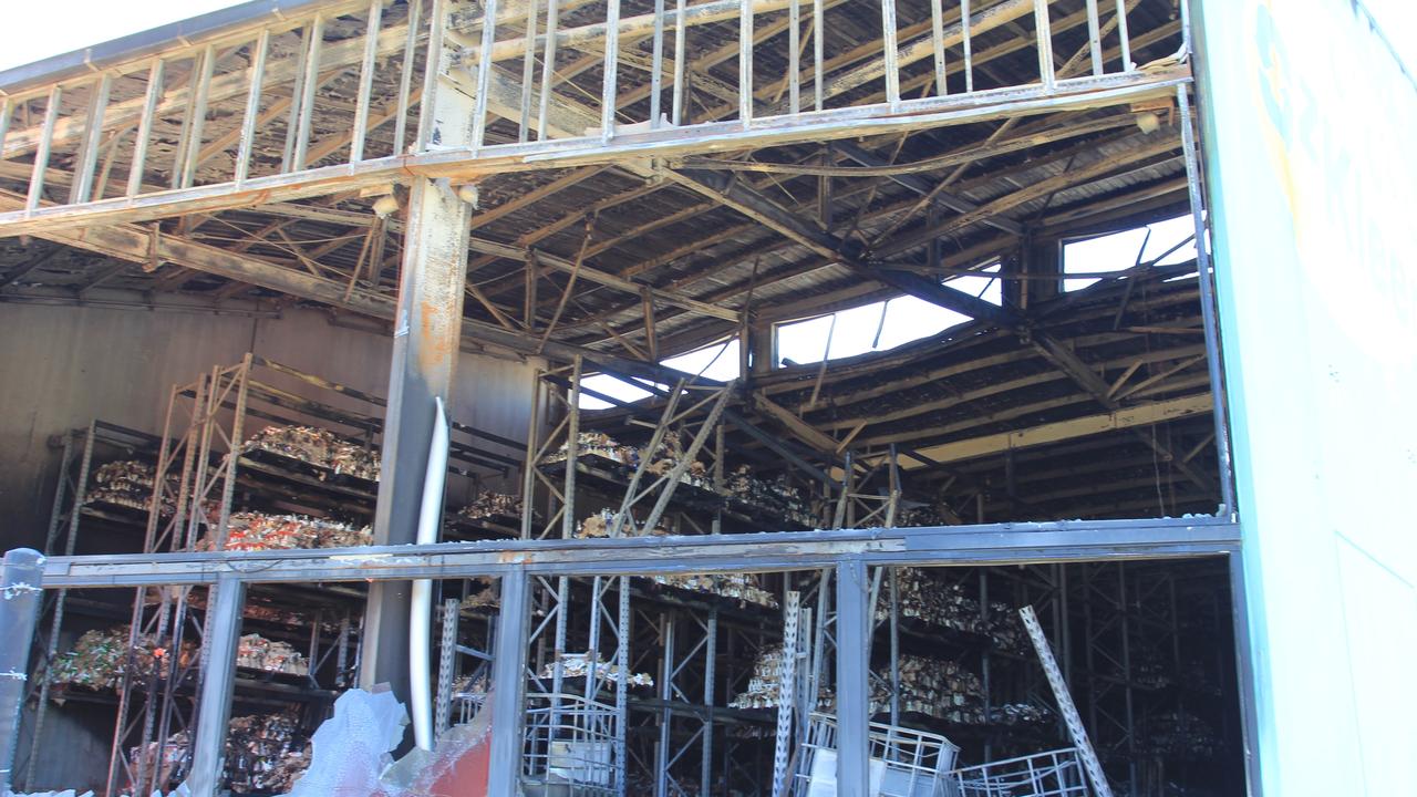 The aftermath of the fire. Picture: Supplied