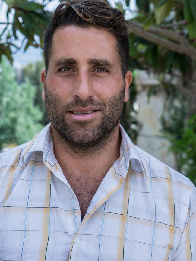 Ms Faulkner’s ex Ali Zeid al-Amin outside the Baabda Courthouse.