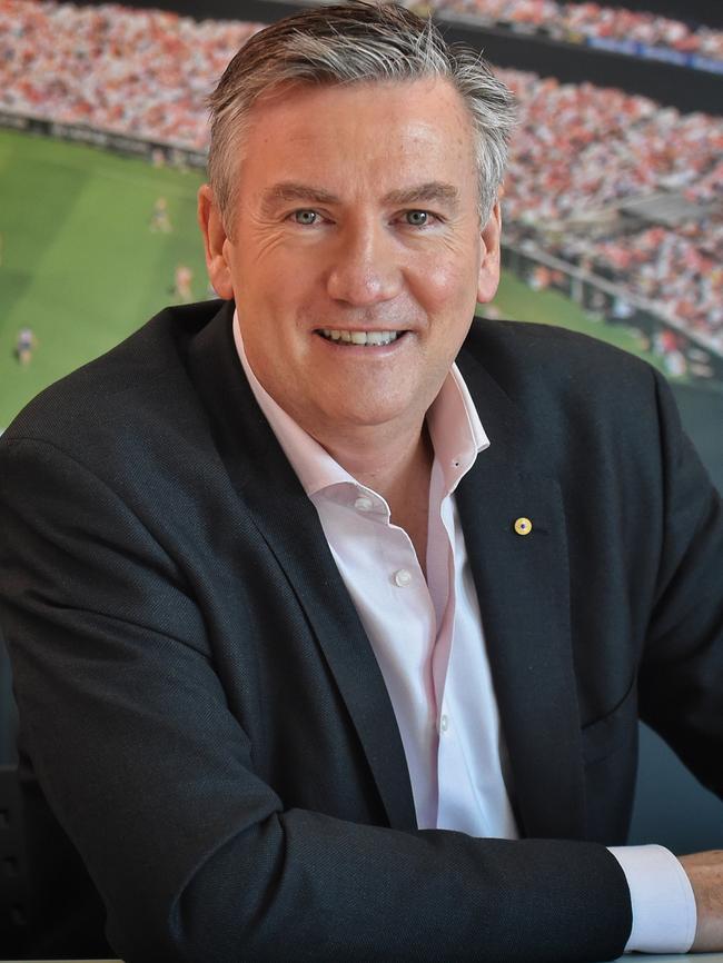 Eddie Mcguire is number one of the list of the 25 most influential TV personalities. Picture Tony Gough