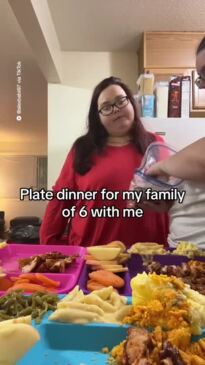 Mum mocked over family dinners