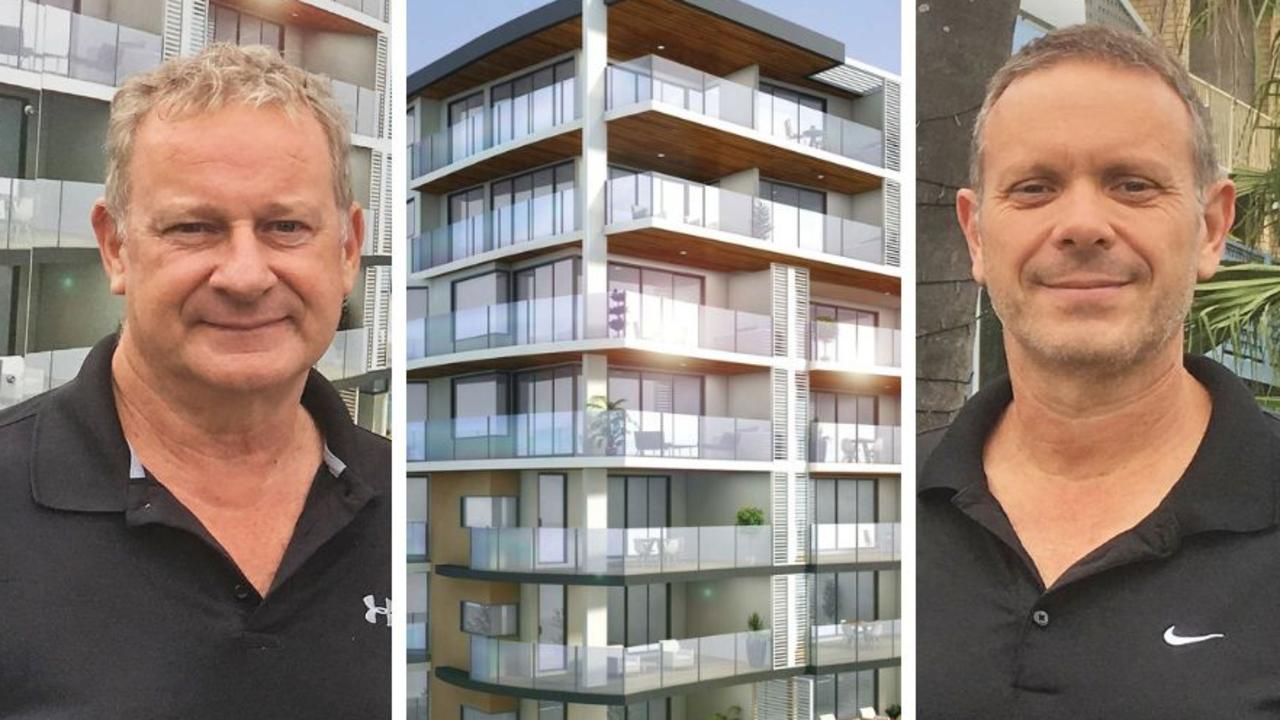 David Bolton and Ross Williamson have taken a bitter dispute over the luxurious Essence building in Cotton Tree to court. Photo: Erle Levey