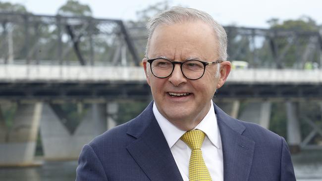 Prime minister Anthony Albanese visited Nowra on Tuesday. Picture: John Appleyard