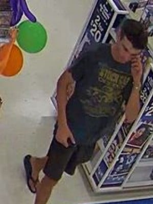 Police want to speak to this person as they believe they may be able to help with an investigation into a shop theft on Friday October 29, 2021 at 2pm on Mangrove Rd, Mackay. Picture: Queensland Police Service